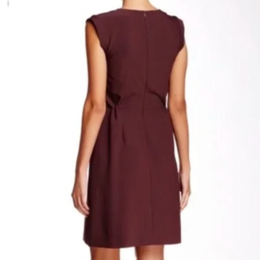 Theory Pavita Trinity 2 Wrap-Front Dress - 12 - Picture 2 of 3